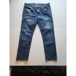 🔥LB Tech Mens Jeans  Size 36X30 Button & Zip Khaki NWT🔥